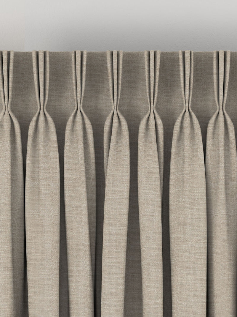 Soho Wheat Natural made to measure curtains - British product