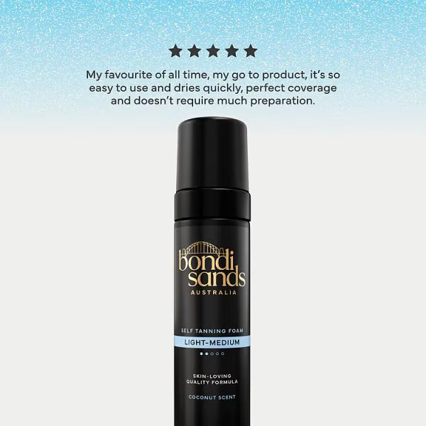 Bondi Sands self tanning foam 200ml bottle, UK version