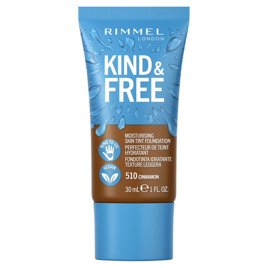 Rimmel London Kind & Free Moisturising Skin Tint Foundation Cinnamon GOODS ASDA   