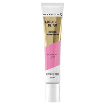 Max Factor Miracle Pure Cream Blush 01 Radiant Rose, imported from the UK
