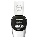 Sally Hansen Good.Kind.Pure Nail Polish Black Stone 10ml (British brand)