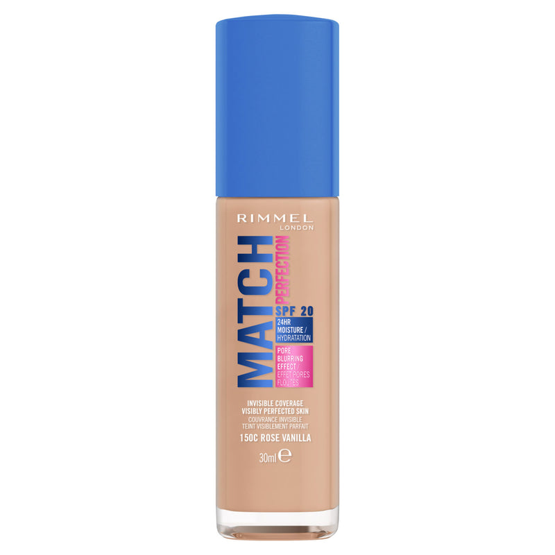 Rimmel Match Perfection foundation 150C Rose Vanilla, UK version
