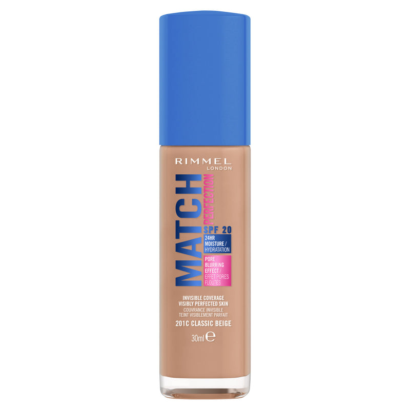 Rimmel Match Perfection foundation Classic Beige, imported from the UK