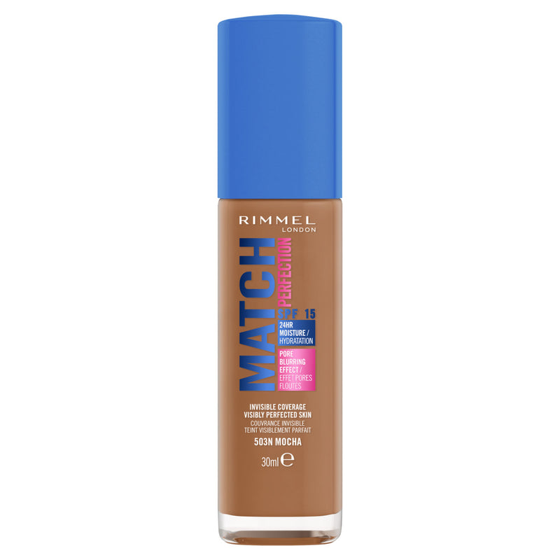 Rimmel Match Perfection Foundation 503N Mocha SPF20, UK version