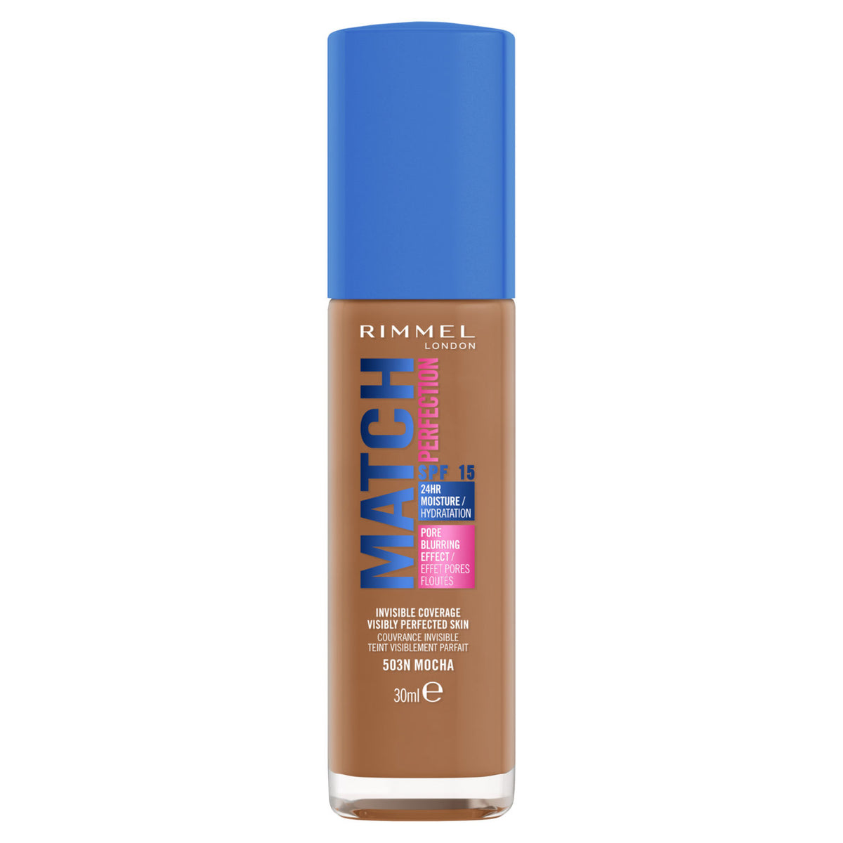 Rimmel Match Perfection Foundation 503N Mocha SPF20, UK version