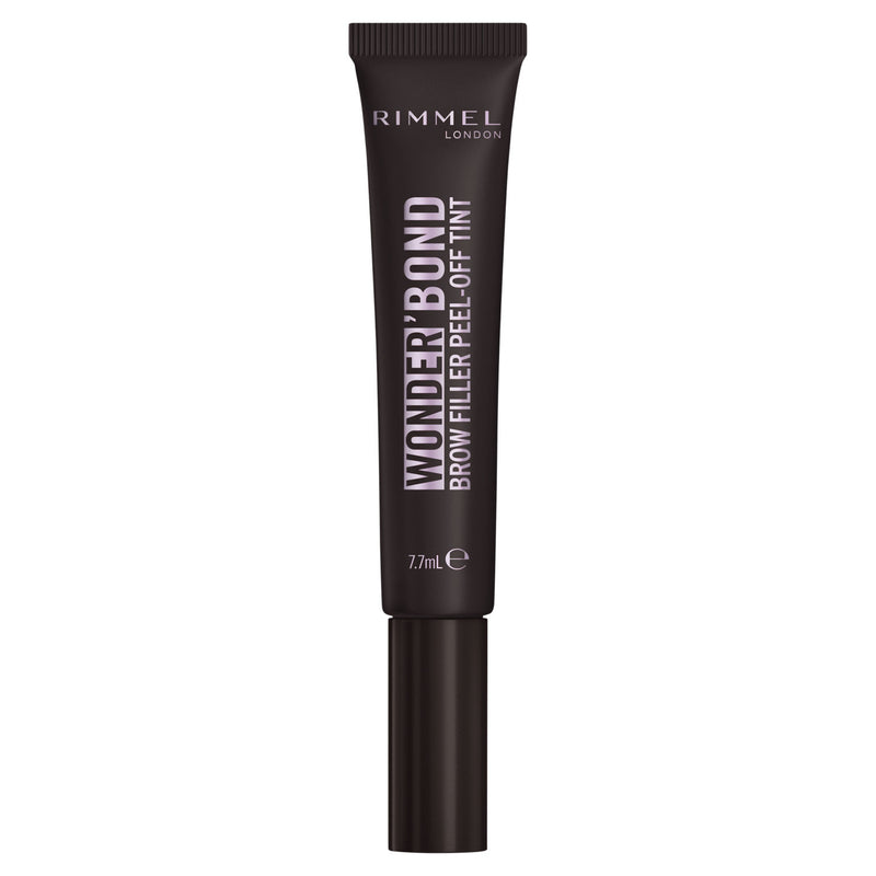 Rimmel Wonder'Bond brow filler peel-off tint black brown, imported from the UK