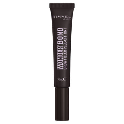 Rimmel Wonder'Bond brow filler peel-off tint black brown, imported from the UK