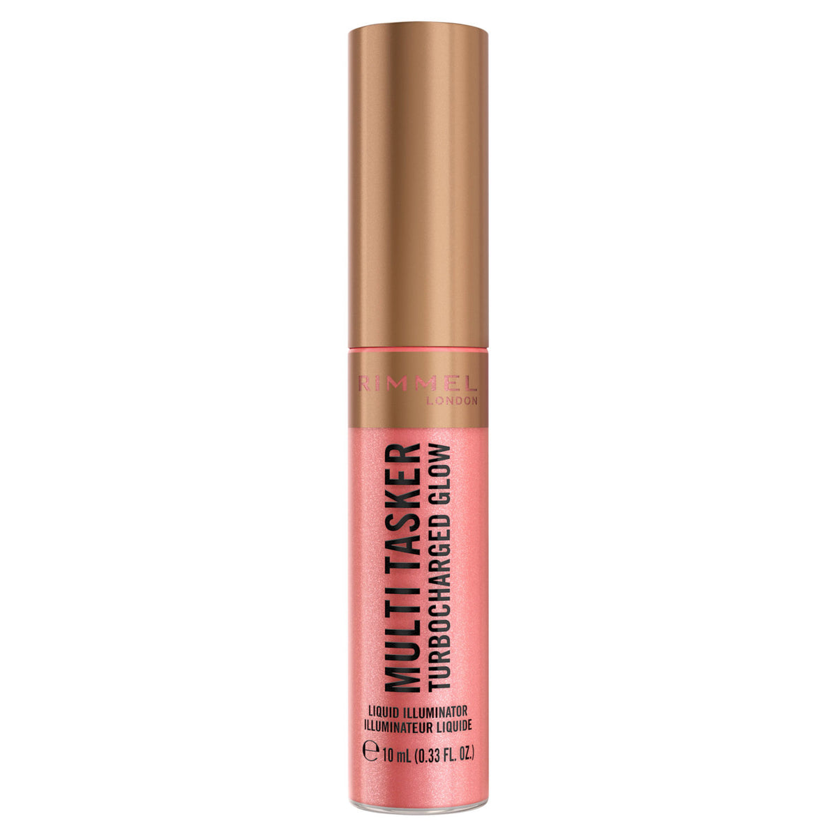 Rimmel Turbocharged Glow Liquid Illuminator Rosy Rebel 10ml, UK version