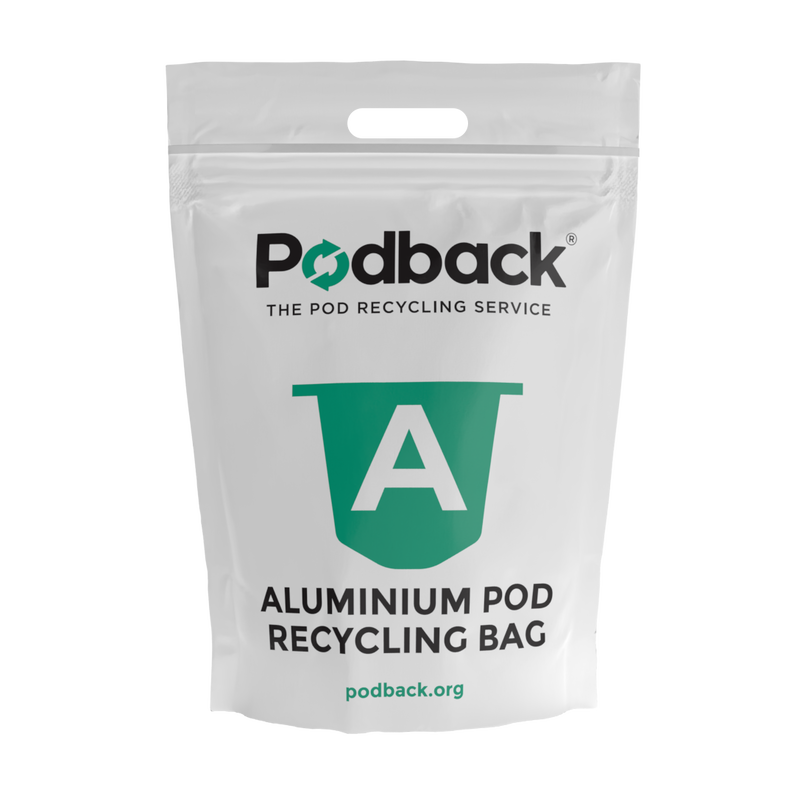 Coffee pod recycling bag for Podback, 45cm high - British product