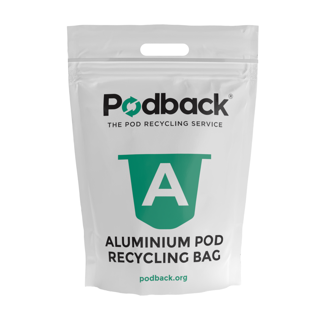 Coffee pod recycling bag for Podback, 45cm high - British product