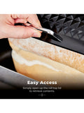 Tower Black Solitaire bread bin, imported from the UK