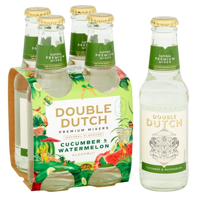 Double Dutch Cucumber & Watermelon   4 x 200ml