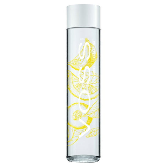VOSS Lemon Cucumber Flavoured Sparkling Water Glass Bottle   375ml