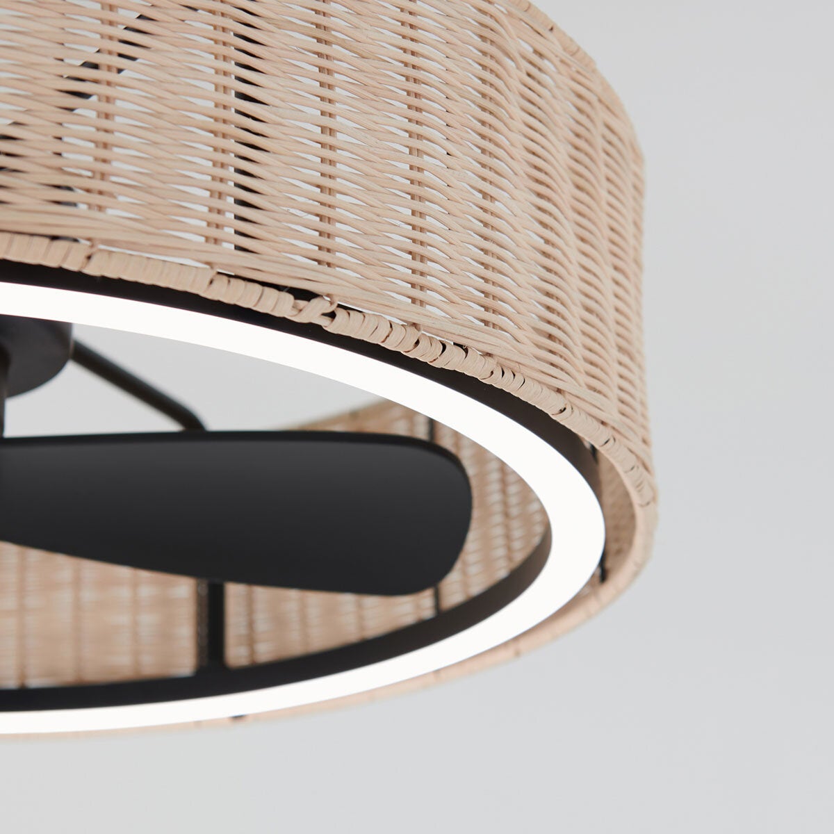 Artika rattan ceiling fan light 61cm- British product