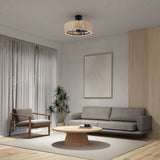 Artika rattan ceiling fan light 61cm- British product