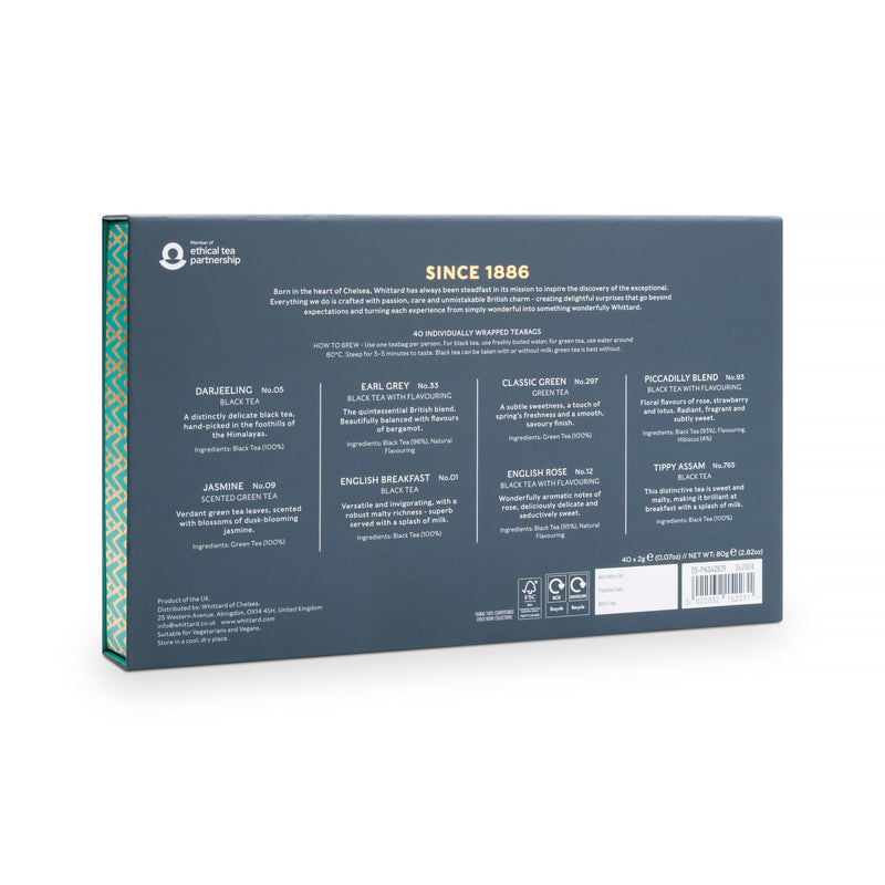 Tea Explorer gift set 40 teabags 80g - British product