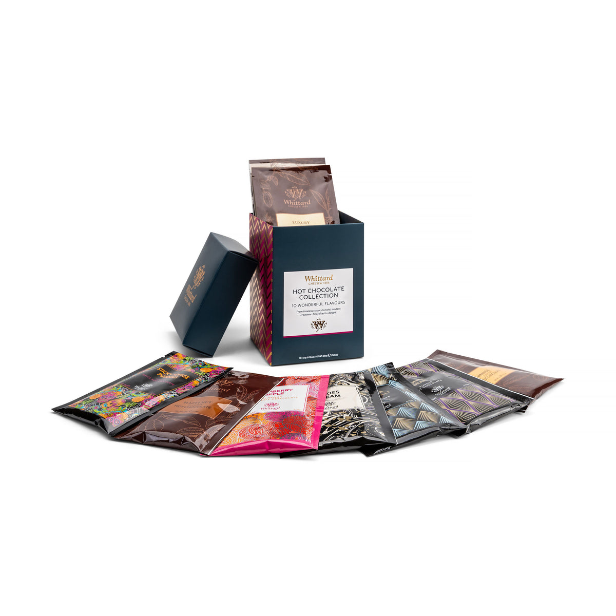 Whittard Hot Chocolate Collection 10 sachets 200g, UK version