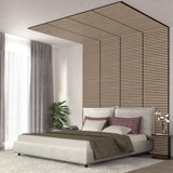 Artika acoustic wall panels 4 pack oak finish (British brand)