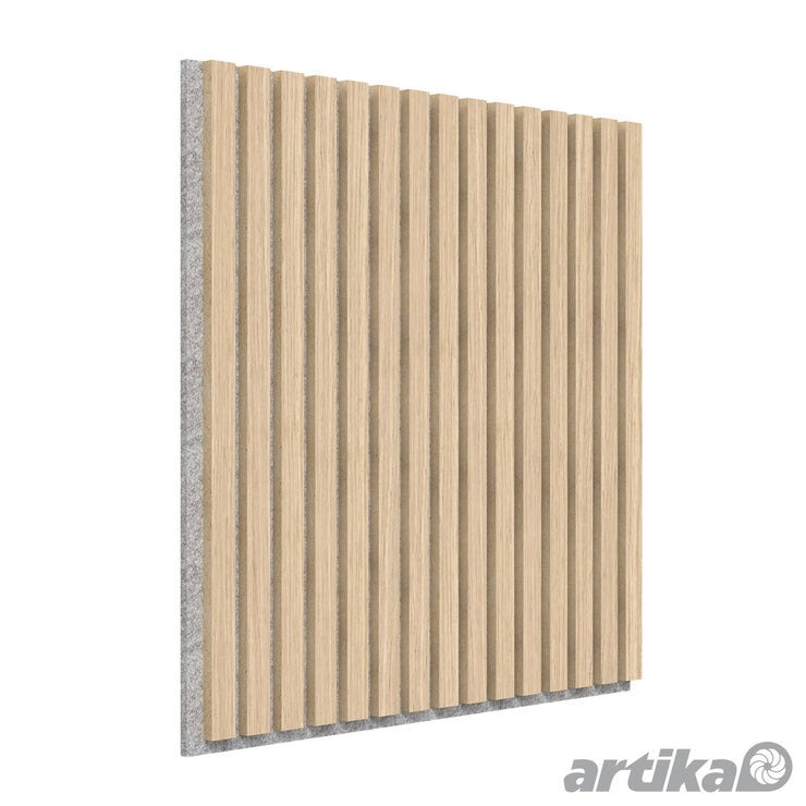 Artika acoustic wall panels oak grey 4 pack UK version