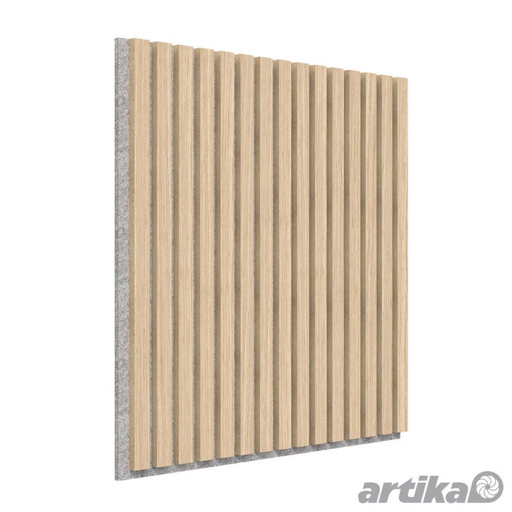 Artika acoustic wall panels oak grey 4 pack UK version