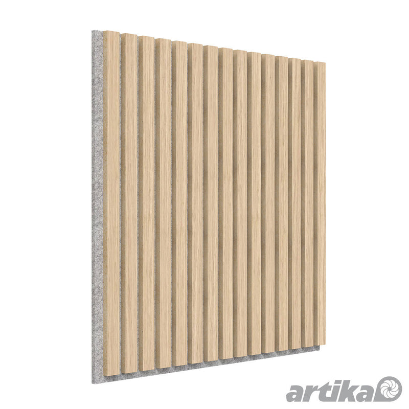 Artika acoustic wall panels oak grey 4 pack UK version