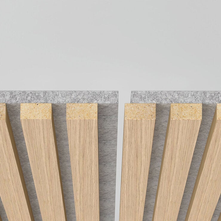 Artika acoustic wall panels oak grey 4 pack UK version