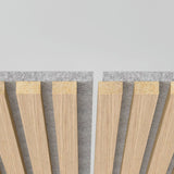 Artika acoustic wall panels oak grey 4 pack UK version