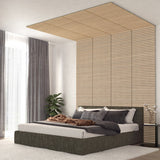 Artika acoustic wall panels oak grey 4 pack UK version