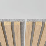 Artika acoustic wall panels oak grey 4 pack UK version