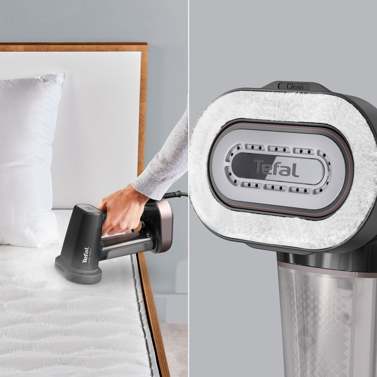 Tefal Pure Force 3-in-1 garment steamer, UK version