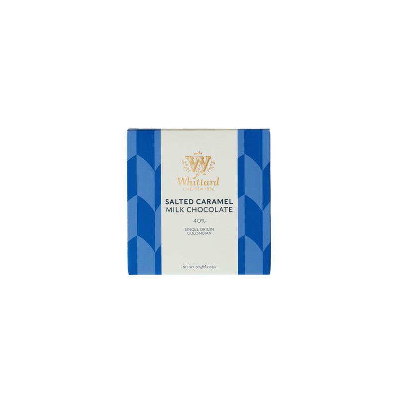 Whittard salted caramel chocolate bar 80g, imported from the UK