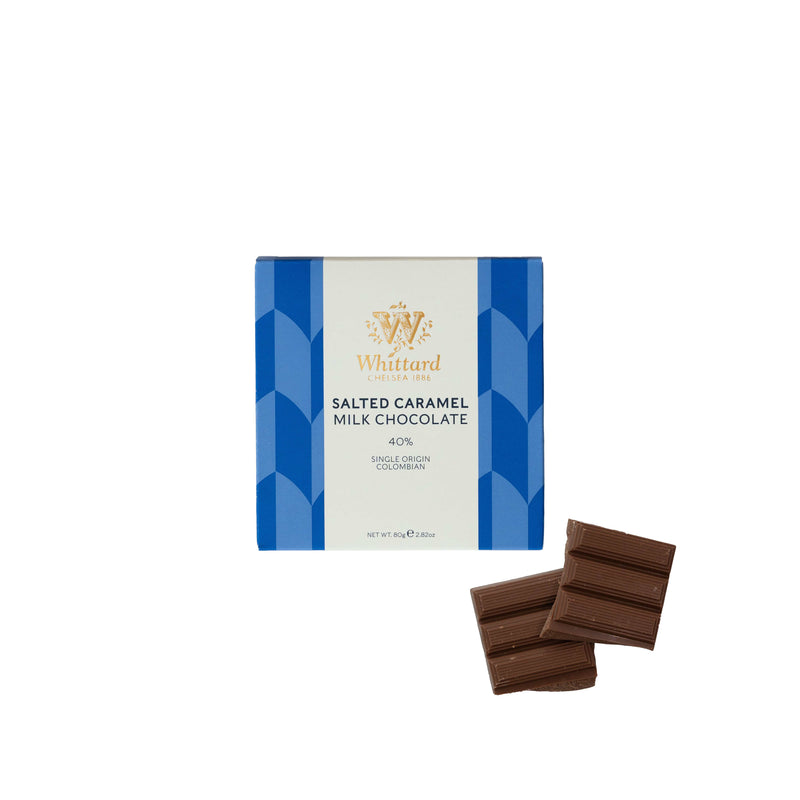 Whittard salted caramel chocolate bar 80g, imported from the UK