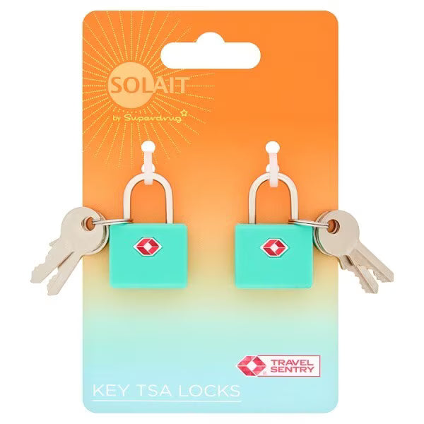 Soliat padlock set of two security locks (British brand)