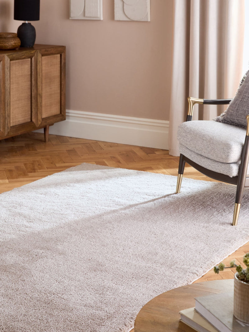 Light Grey Cosy Washable Shaggy Rug
