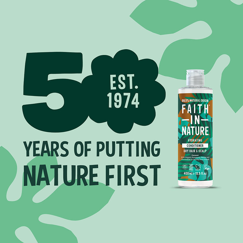 Faith In Nature Coconut Conditioner for Dry Hair 400ml - British product