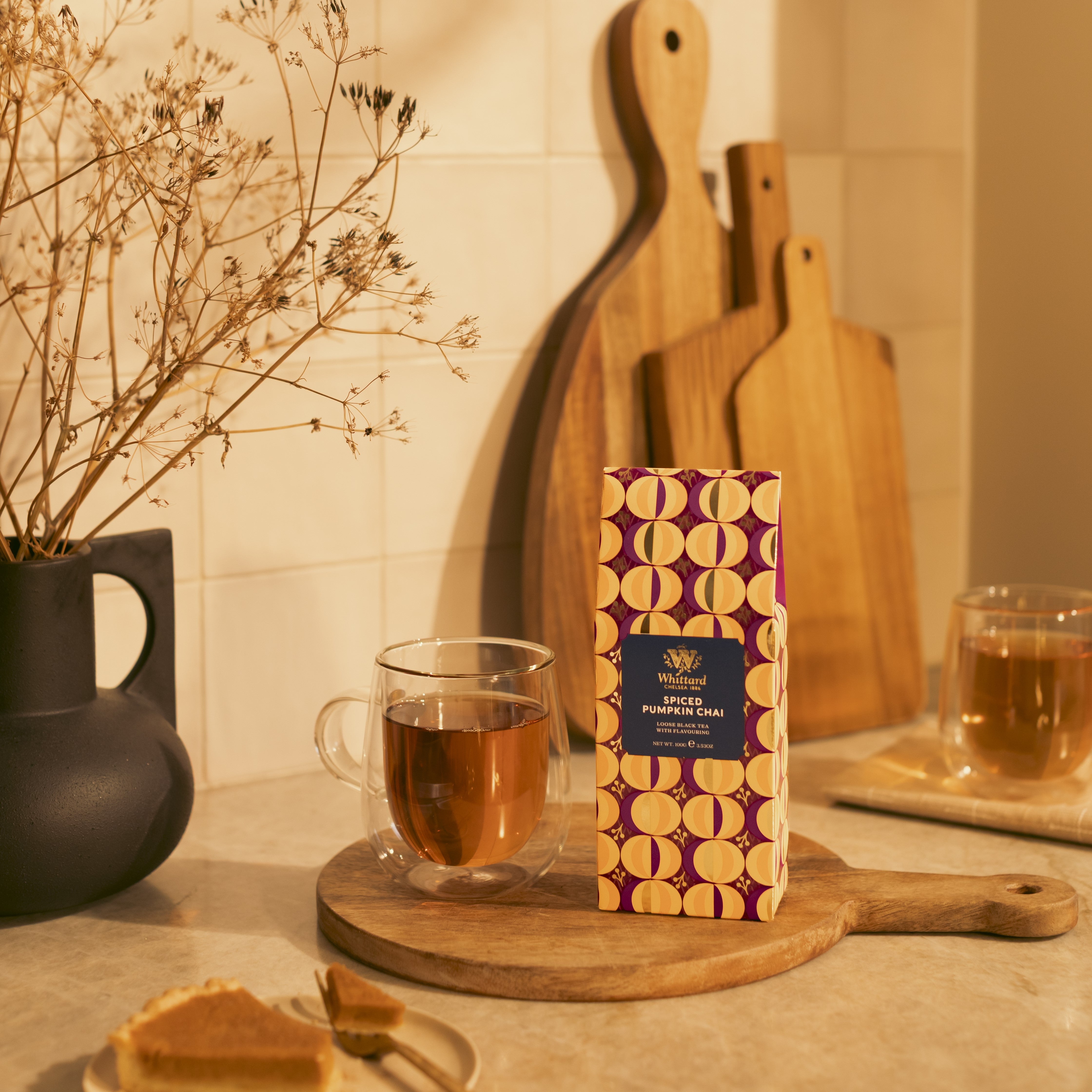 Whittard spiced pumpkin chai loose tea 100g, UK version