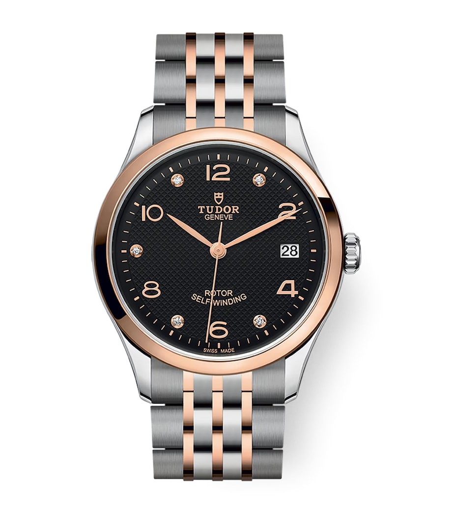 TUDOR watch stainless steel rose gold diamond 36mm, UK version