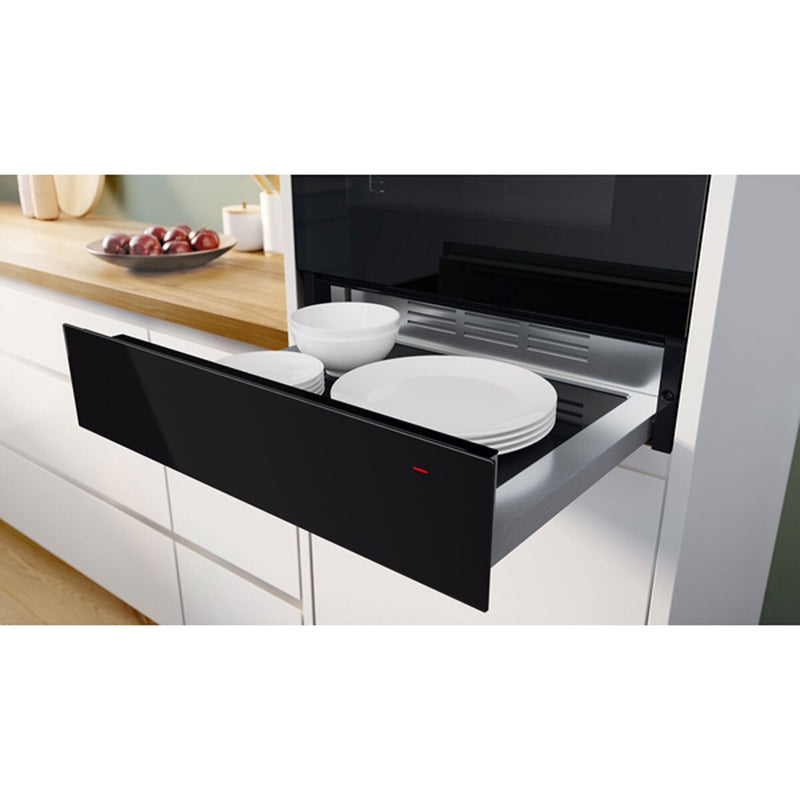Bosch warming drawer in black - British product