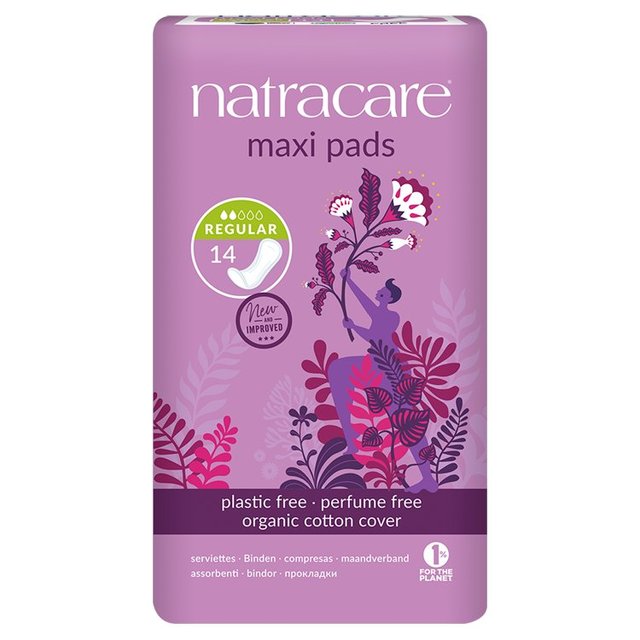 Natracare Maxi Pads Regular    14 per pack GOODS M&S   