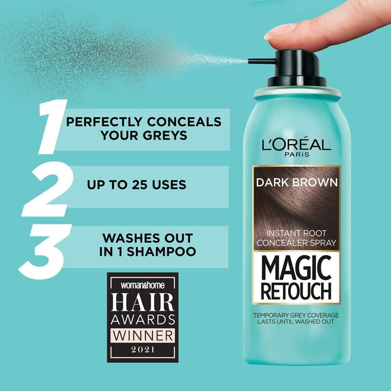 L'Oreal Paris root touch up hair spray 3 shades, imported from the UK