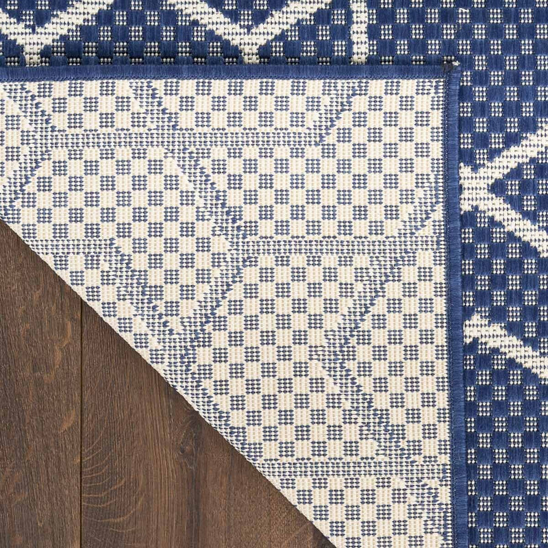Nourison Horizon Geometric Navy rug 183x274 cm, UK version