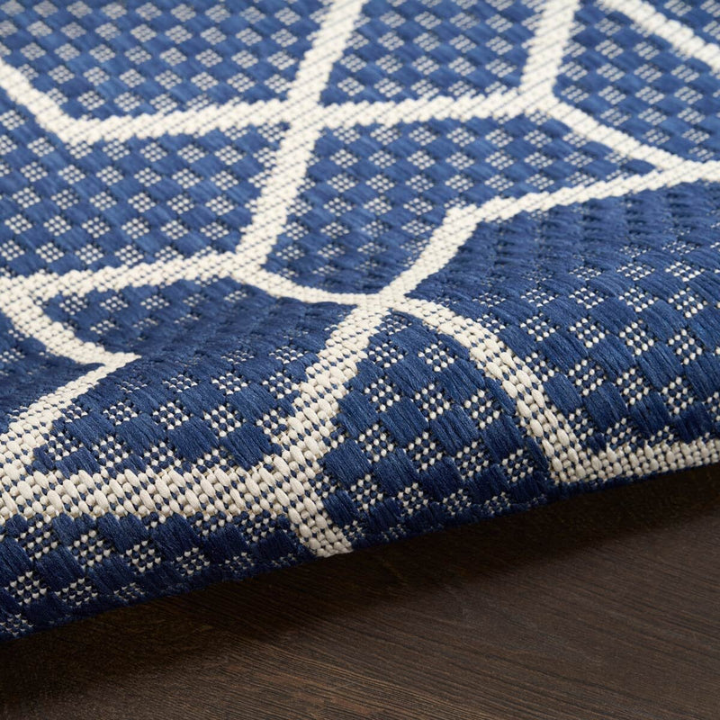Nourison Horizon Geometric Navy rug 183x274 cm, UK version