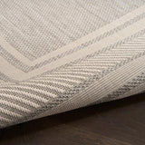 Nourison Horizon grey indoor outdoor rug, imported from the UK