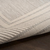 Nourison Horizon grey indoor outdoor rug, imported from the UK