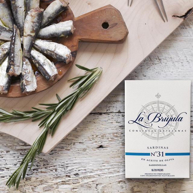 Brindisa La Br\u00fajula Galician Small Sardines \Sardinillas\    118g GOODS M&S   