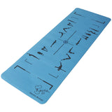 Davina McCall yoga mat blue 6mm (British brand)