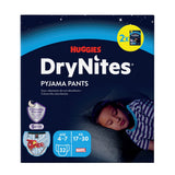 Huggies DryNites bedwetting pants boys 4-7 32 pack, imported from the UK