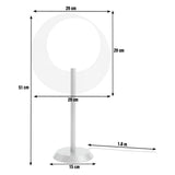 Habitat Compass table lamp black H51 D29cm (British brand)