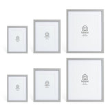Habitat grey wooden picture frames mixed sizes, UK version