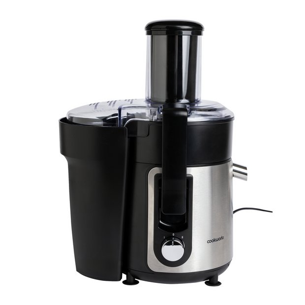 Cookworks black juicer 800W, imported from the UK